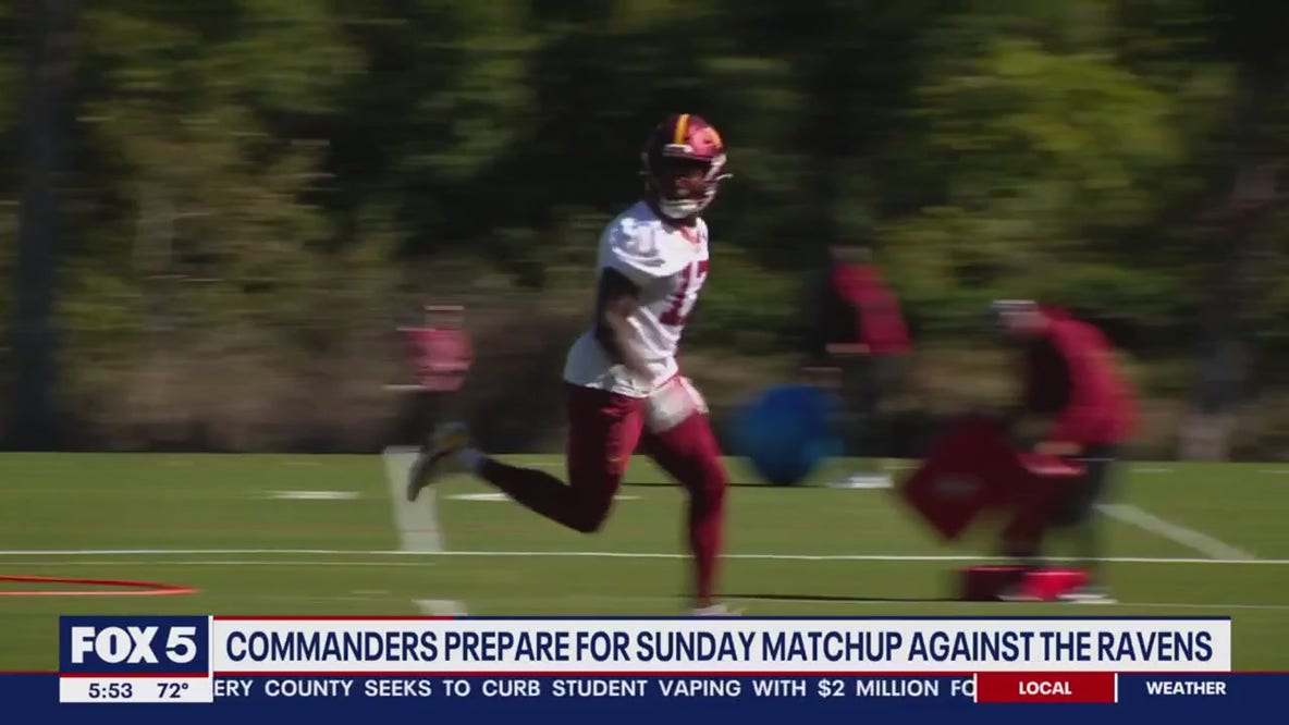 'Battle of the Beltway': Commanders prepare to take on Ravens